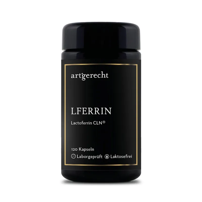 PREMIUM Lactoferrin 200 mg (120 Kaps) – L‘FERRIN von art'gerecht (120 Caps.)