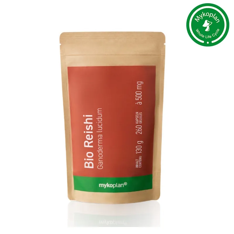 Organic Reishi Medicinal Mushroom by Mykoplan | Refill Pack