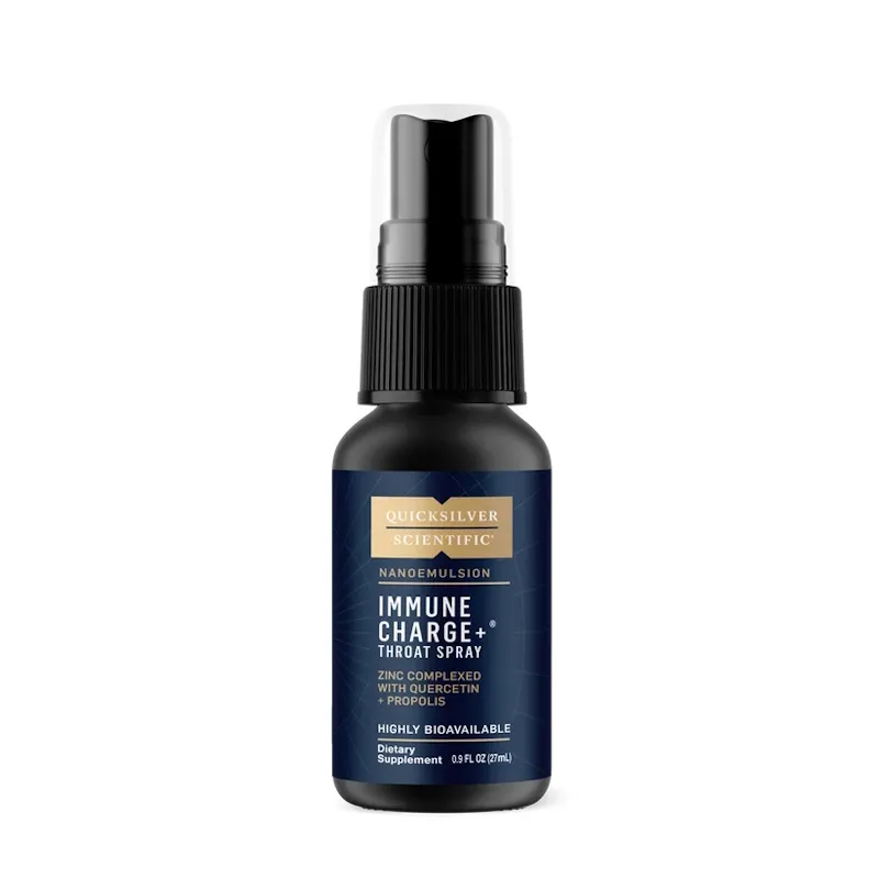 Immune Charge+™ Throat Spray mit Zink von Quicksilver | Immunsystem, Hals, Rachen