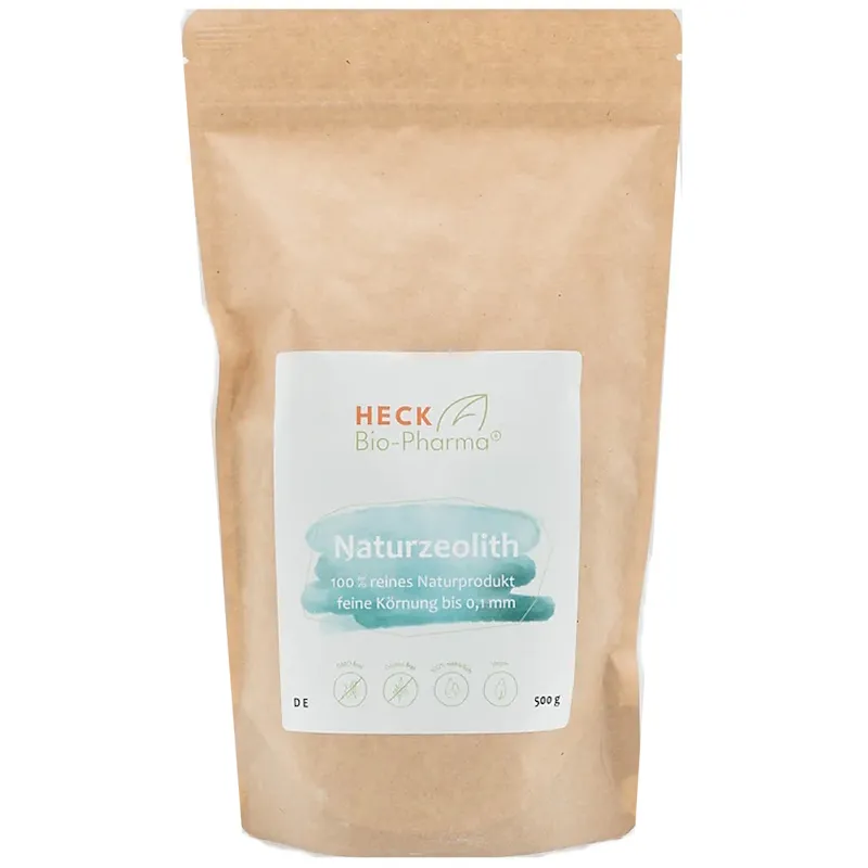 100% NATURAL ZEOLITE (fine, in a bag) by Heck Bio-Pharma | Supports gut health, detoxification, and purification